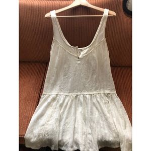 Ecote / Urban Outfitters off-white cotton dress